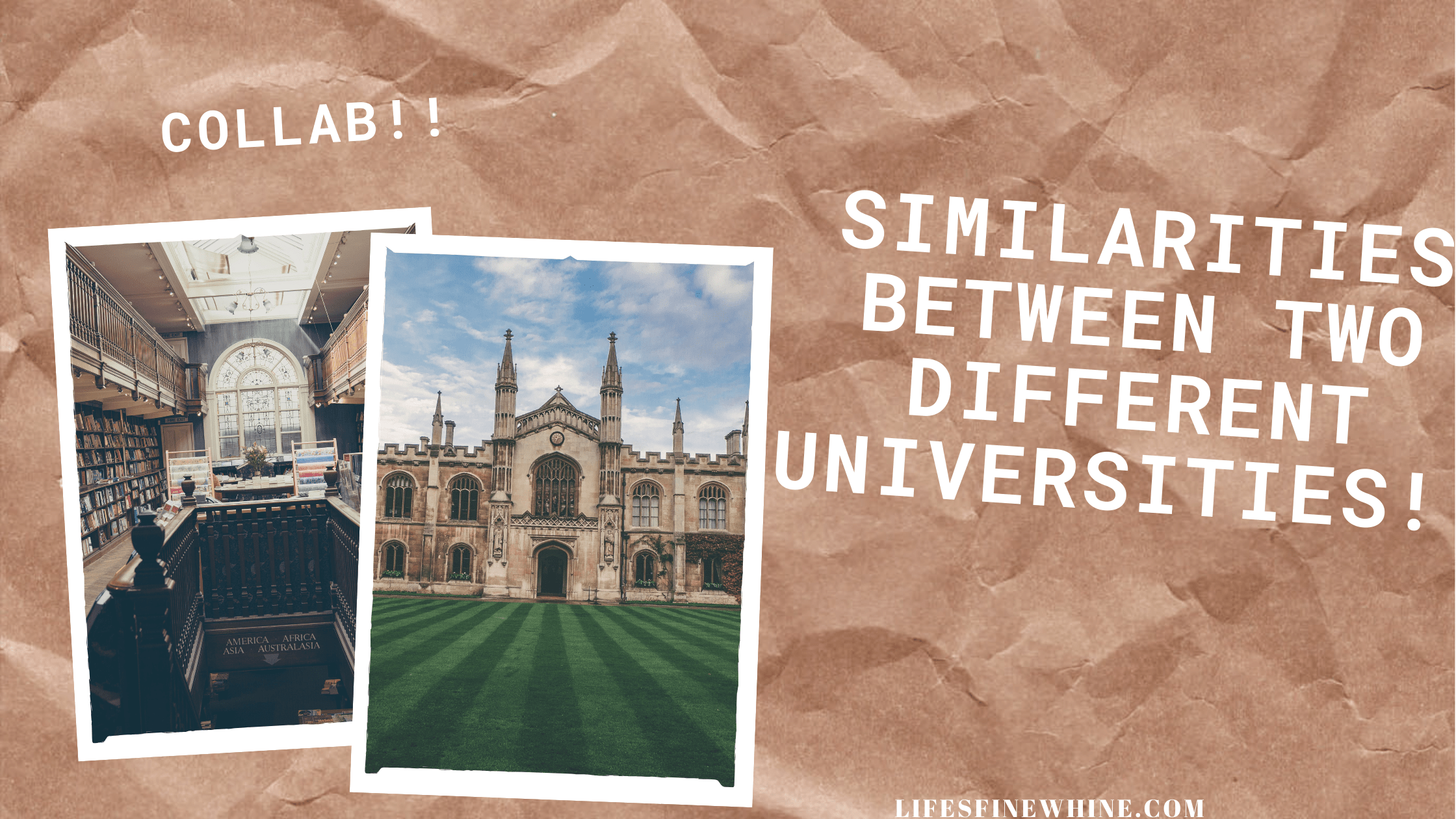 Similarities Between Two Universities