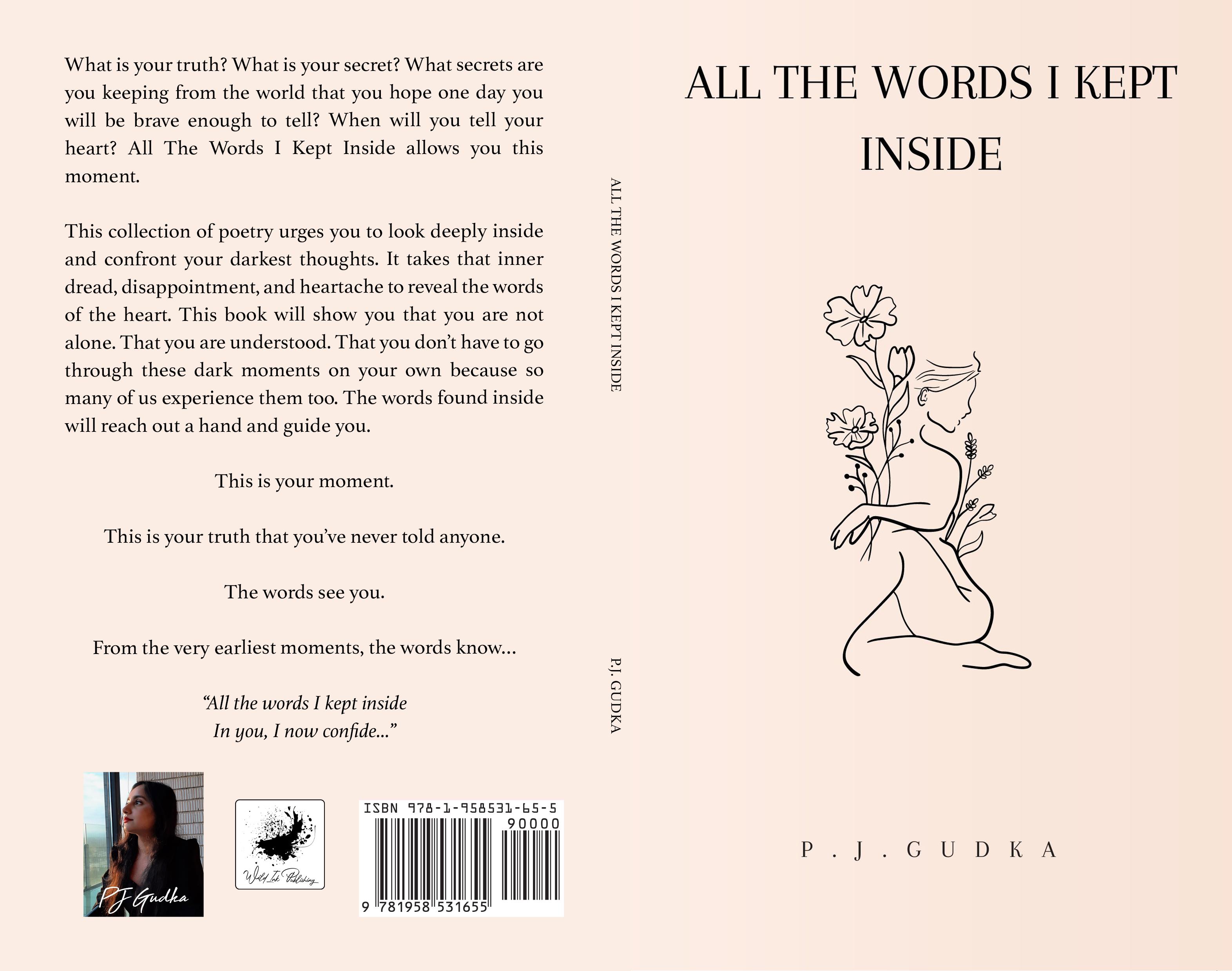 All The Words I Kept Inside By P. J. Gudka Book Reveal