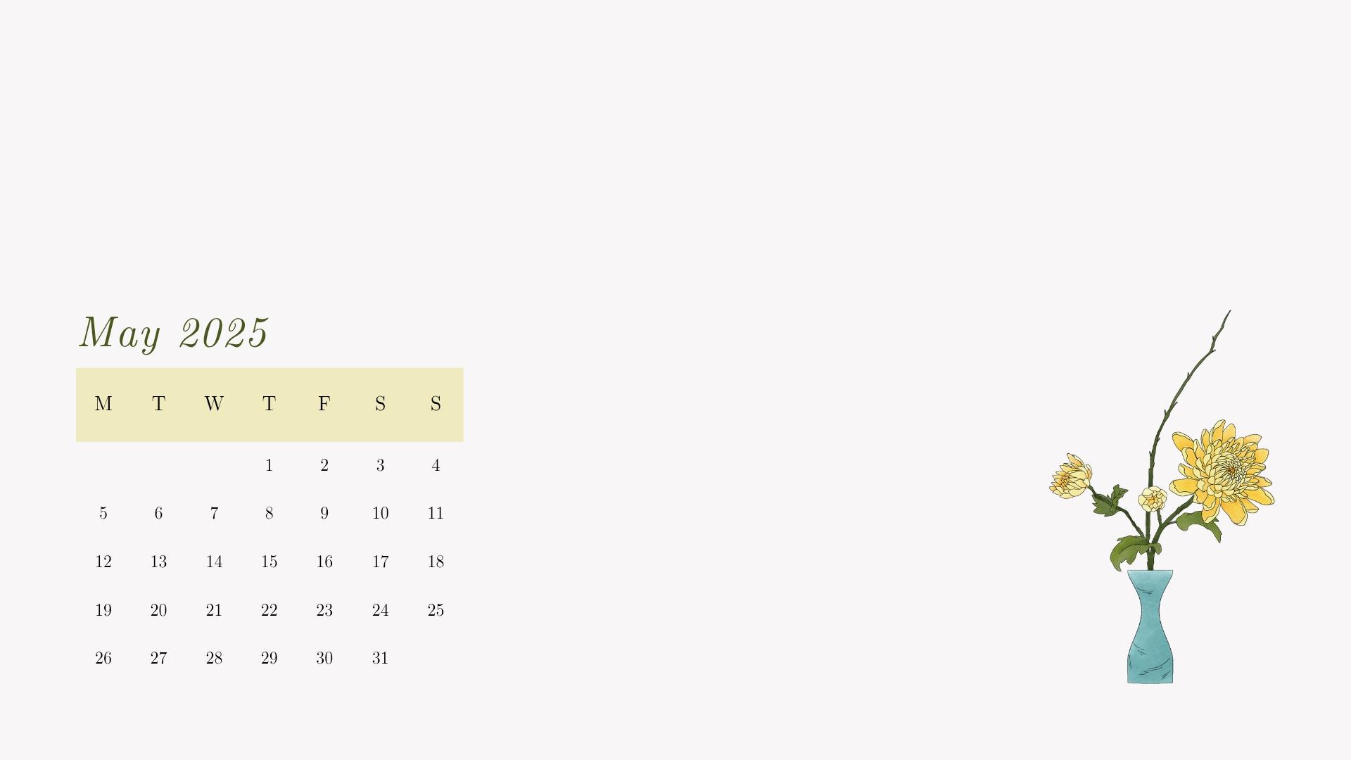 May Stands Confest | May 2025 Free Downloadable Printable Calendar